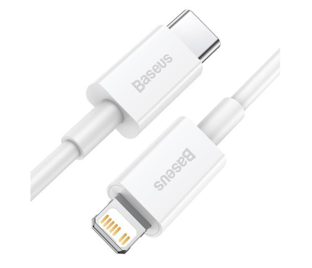 BASEUS USB-C - Lightning Superior 20W PD 2 m (Biały) CATLYS-C02 - 1266423 - zdjęcie
